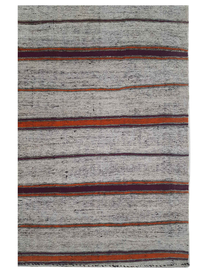 Pacific Galicia 42967 Grey Orange Transitional Flatweave Rug