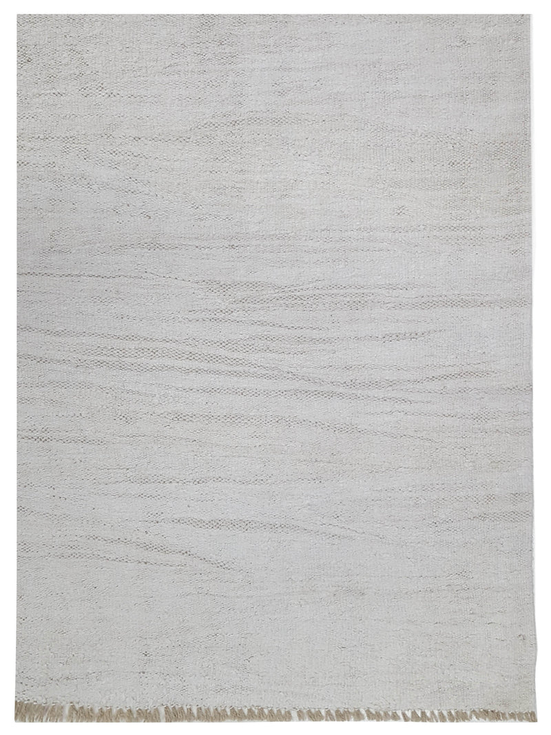 Pacific Menorca 42977 White White Transitional Flatweave Rug