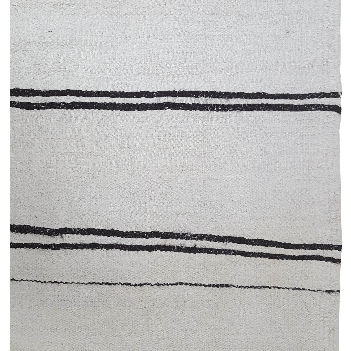 Pacific Menorca 42981 White Black Transitional Flatweave Rug