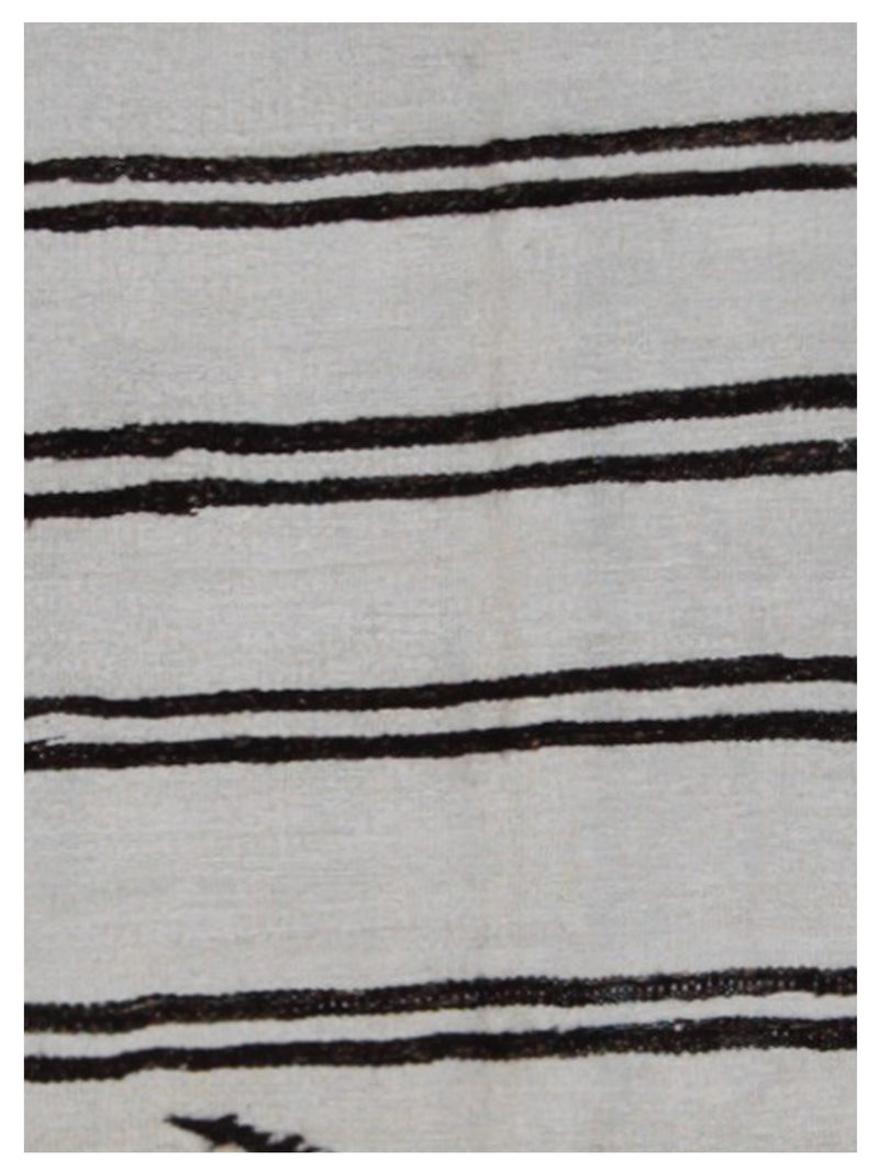 Pacific Malaga 42985 White Black Transitional Flatweave Rug