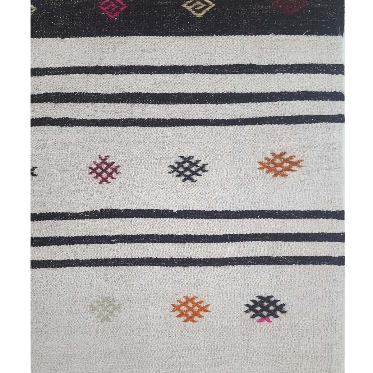 Pacific Malaga 42986 Ivory Brown Transitional Flatweave Rug