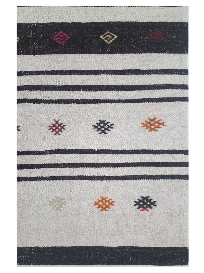 Pacific Malaga 42986 Ivory Brown Transitional Flatweave Rug