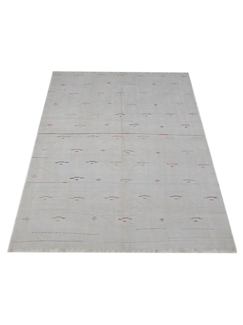 Pacific Malaga 42988 Ivory Multi Transitional Flatweave Rug