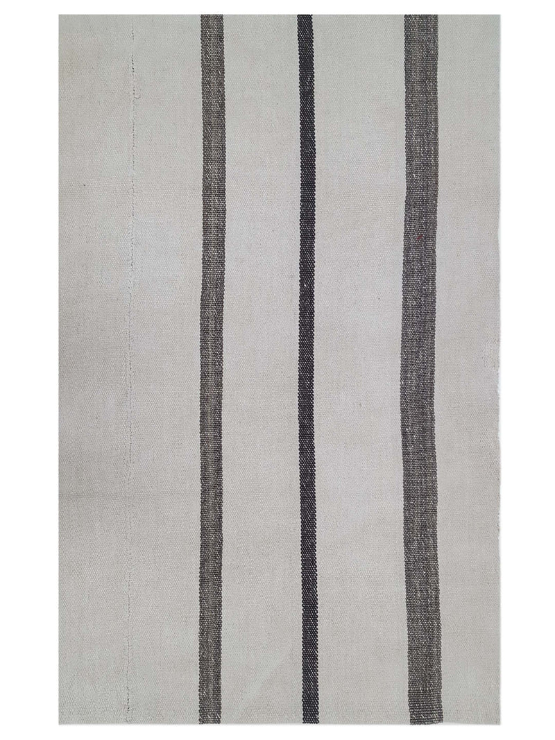 Pacific Malaga 42994 Ivory Brown Transitional Flatweave Rug