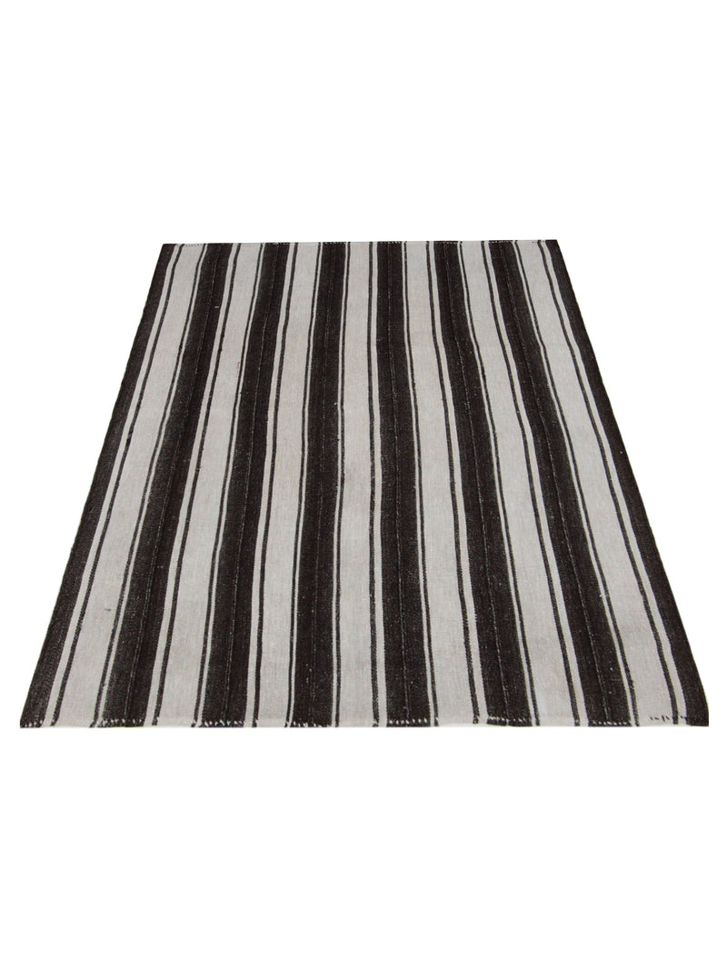 Pacific Malaga 42995 Ivory Brown Transitional Flatweave Rug