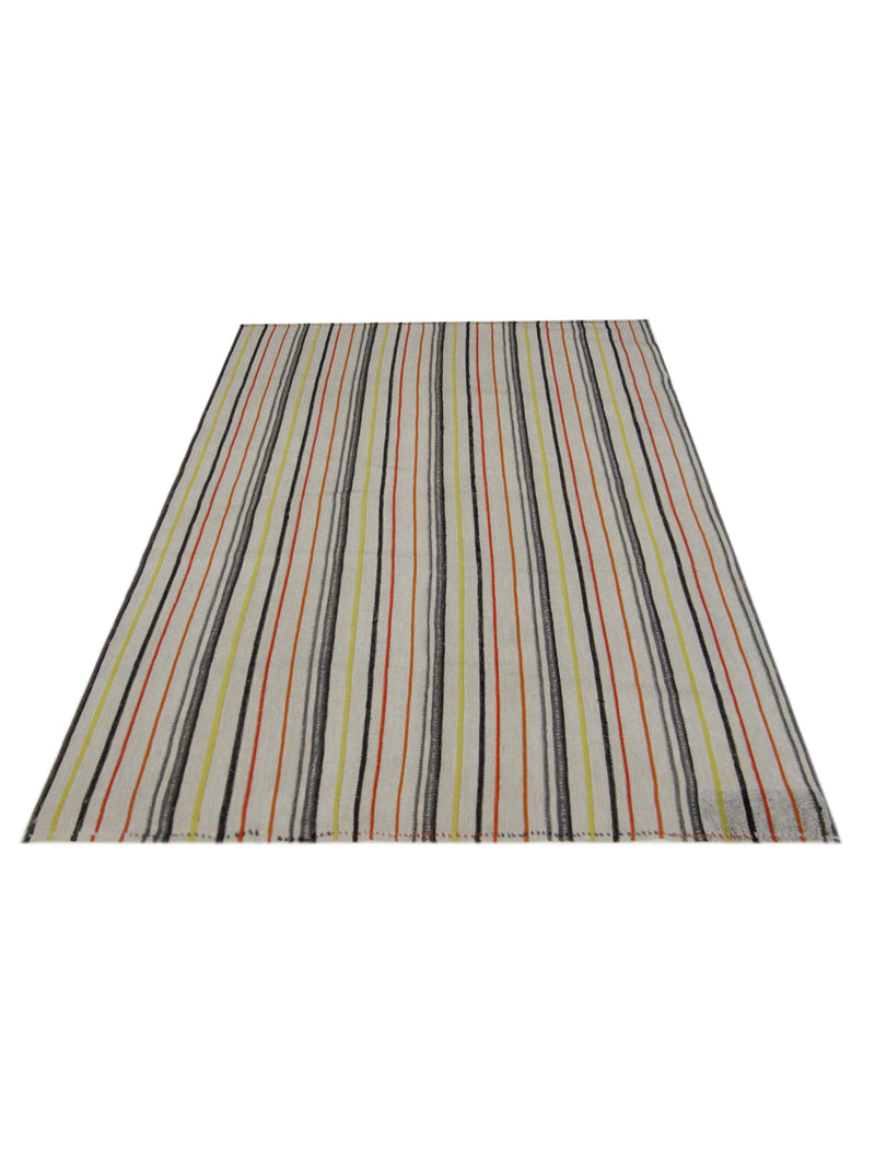 Pacific Malaga 42996 Ivory Multi Transitional Flatweave Rug