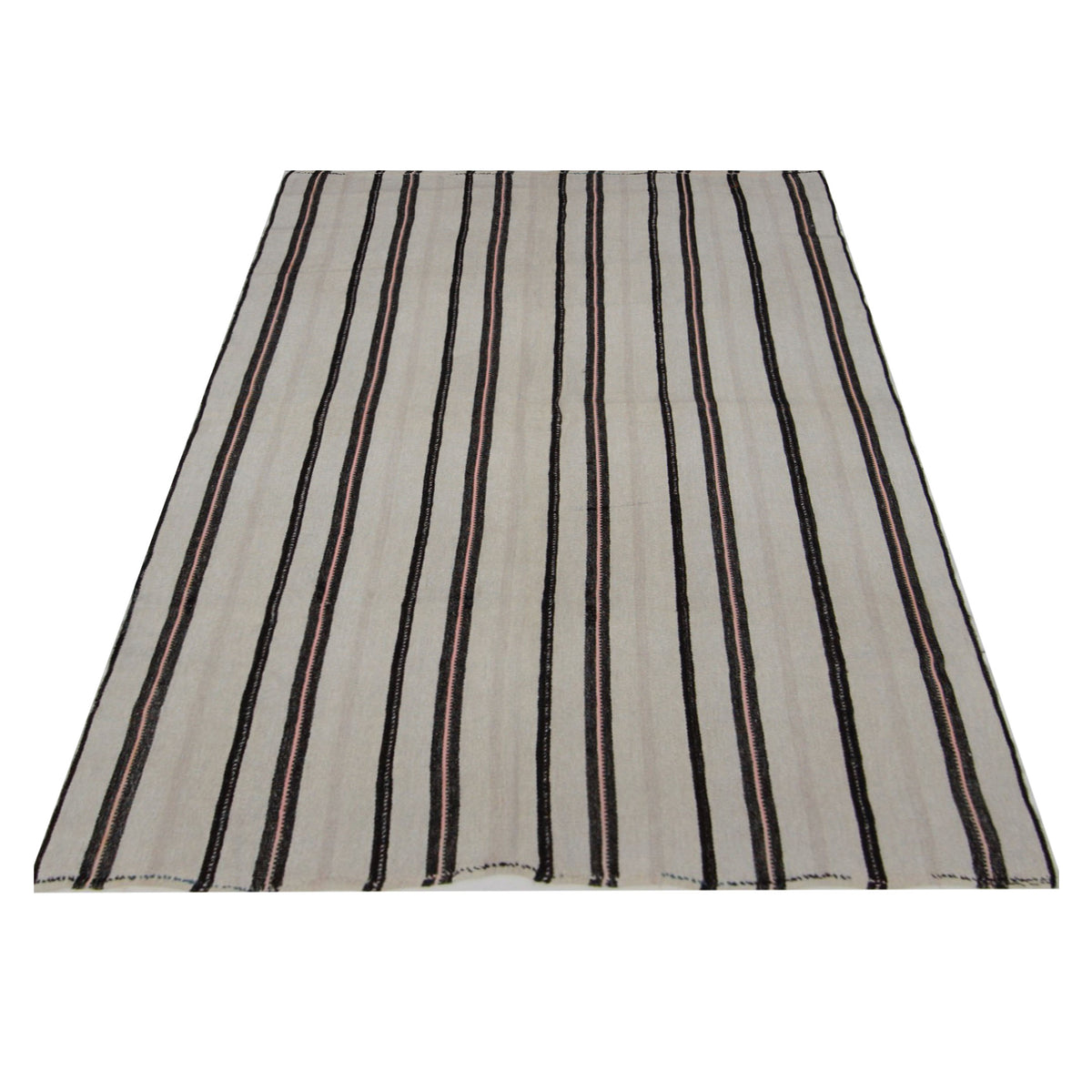 Pacific Malaga 42999 Ivory Brown Transitional Flatweave Rug
