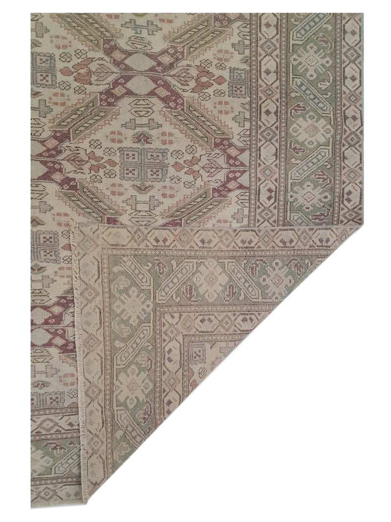 Pacific Kayseri 43006 Ivory Green Traditional Hand Knotted Rug
