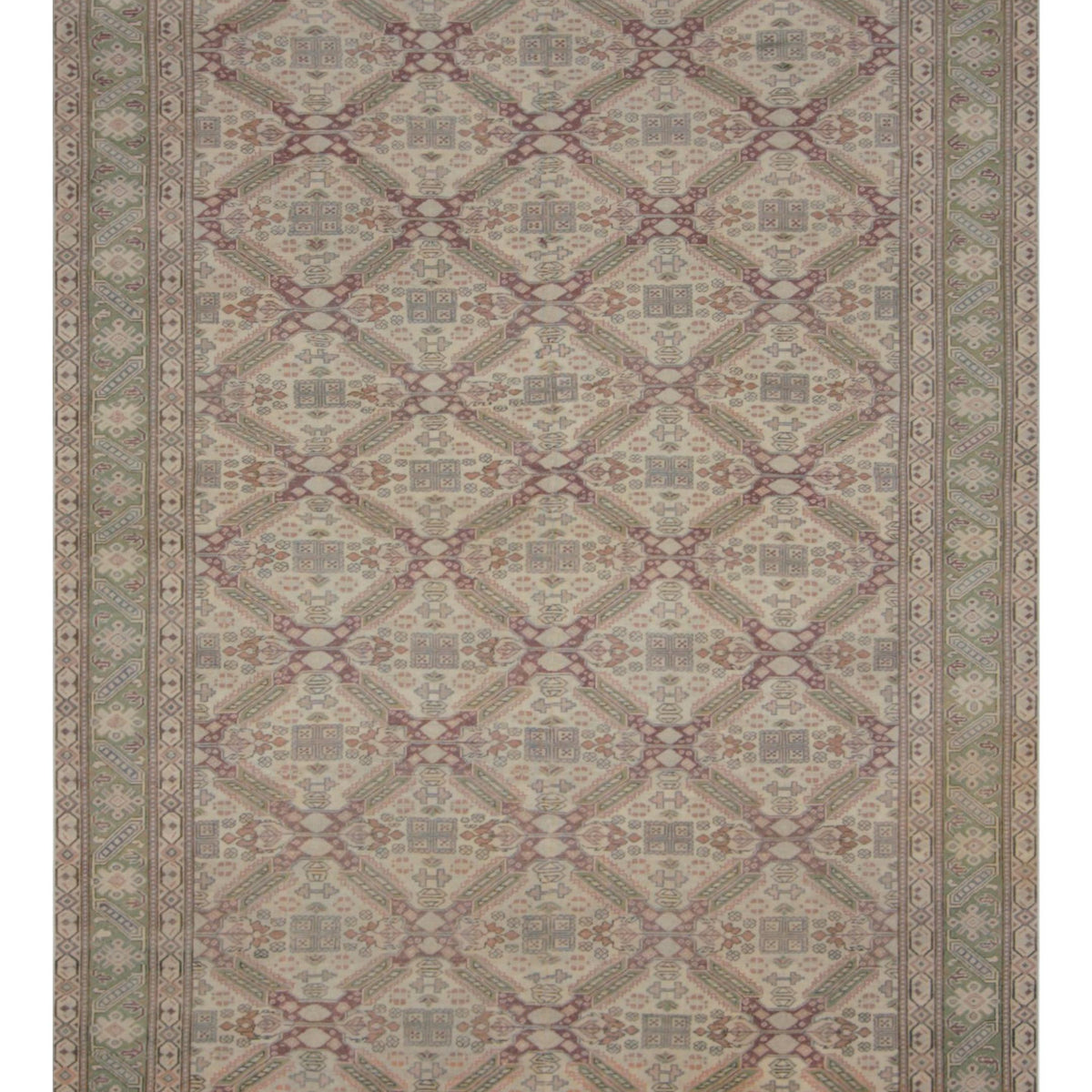 Pacific Kayseri  Ivory Green Traditional
