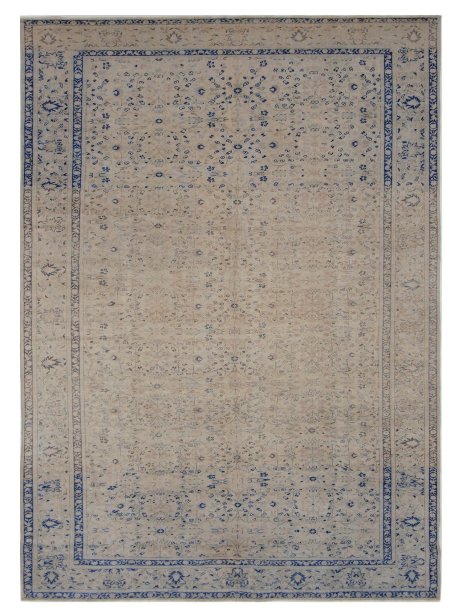 Pacific Kayseri  Ivory Blue Traditional