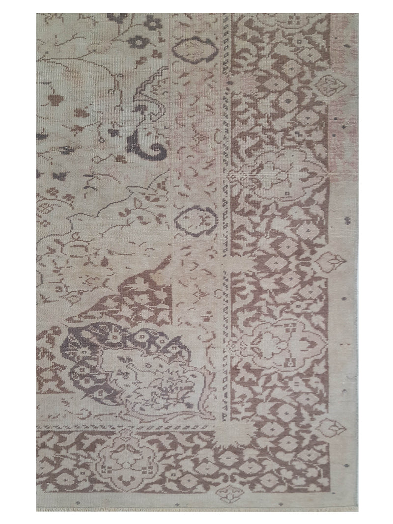 Pacific Kayseri 43011 Ivory Brown Transitional Hand Knotted Rug