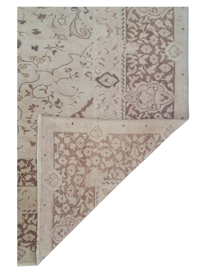 Pacific Kayseri 43011 Ivory Brown Transitional Hand Knotted Rug