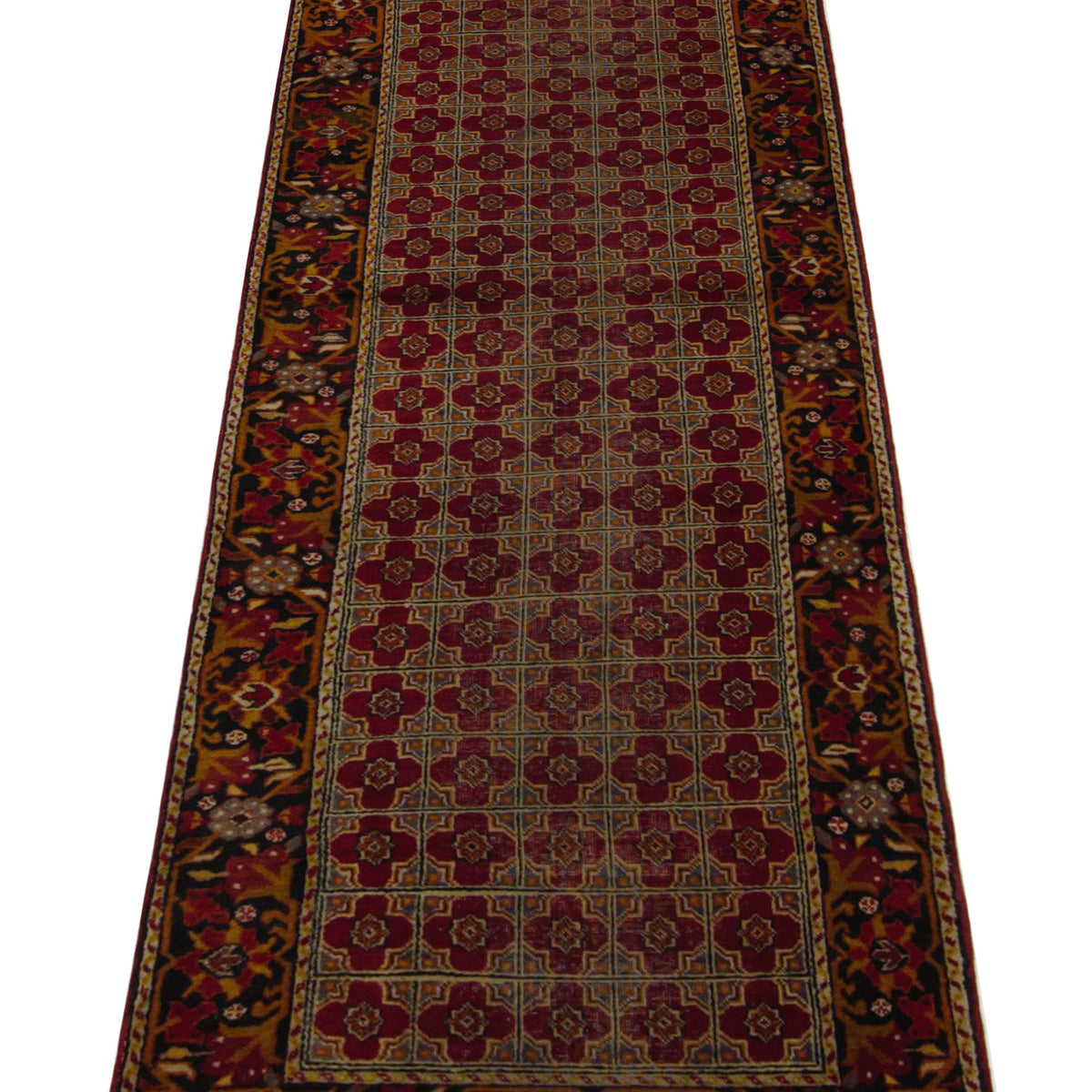 Pacific Kurdish 43015 Red Black Transitional Hand Knotted Rug
