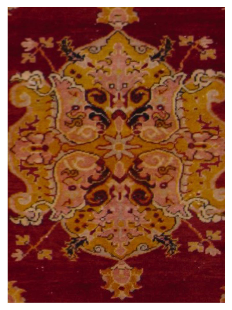 Pacific Kurdish 43017 Orange Gold Transitional Hand Knotted Rug