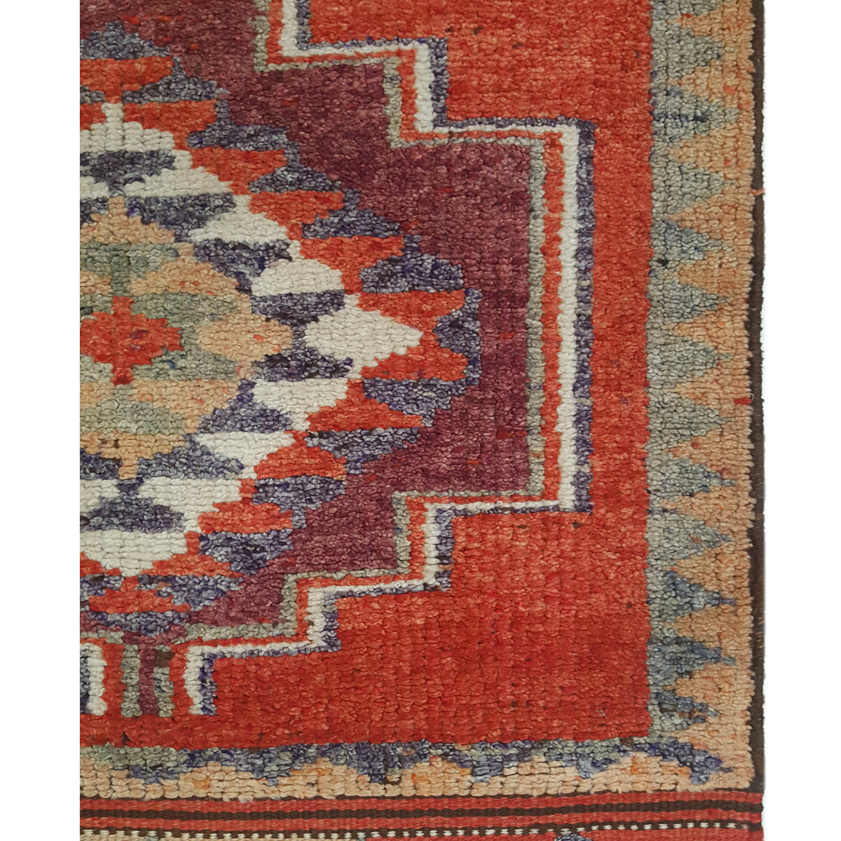 Pacific Kurdish 43030 Orange Gold Transitional Hand Knotted Rug