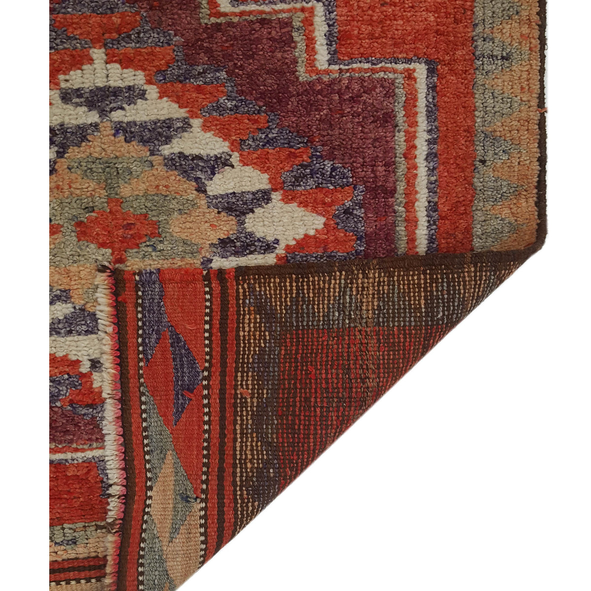 Pacific Kurdish 43030 Orange Gold Transitional Hand Knotted Rug