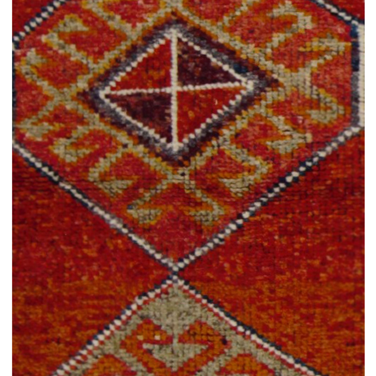 Pacific Kurdish 43033 Orange Multi Transitional Hand Knotted Rug