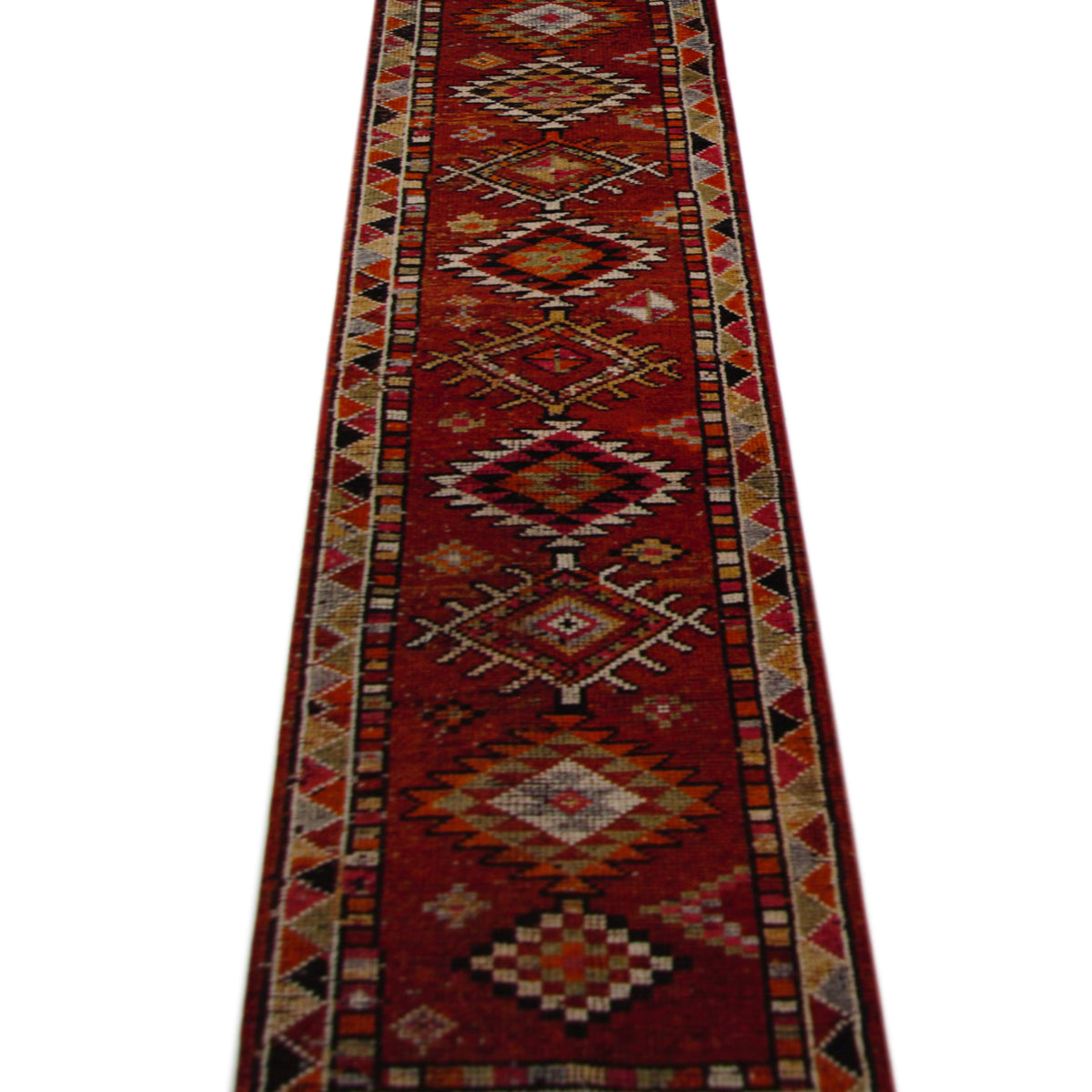 Pacific Kurdish 43042 Red Orange Transitional Hand Knotted Rug
