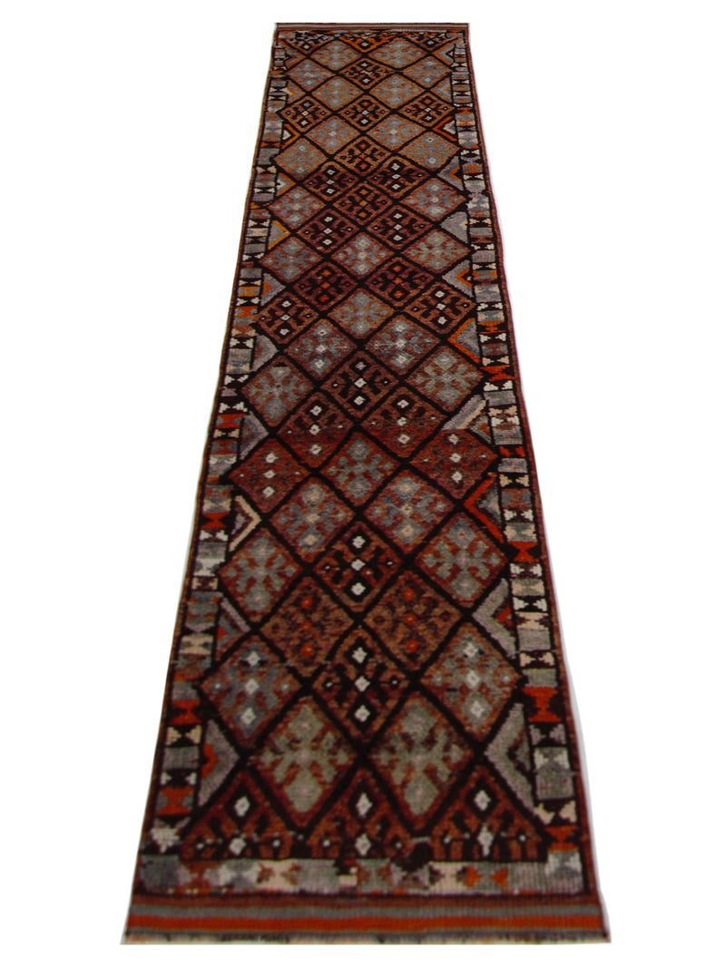 Pacific Kurdish 43043 Multi Black Transitional Hand Knotted Rug