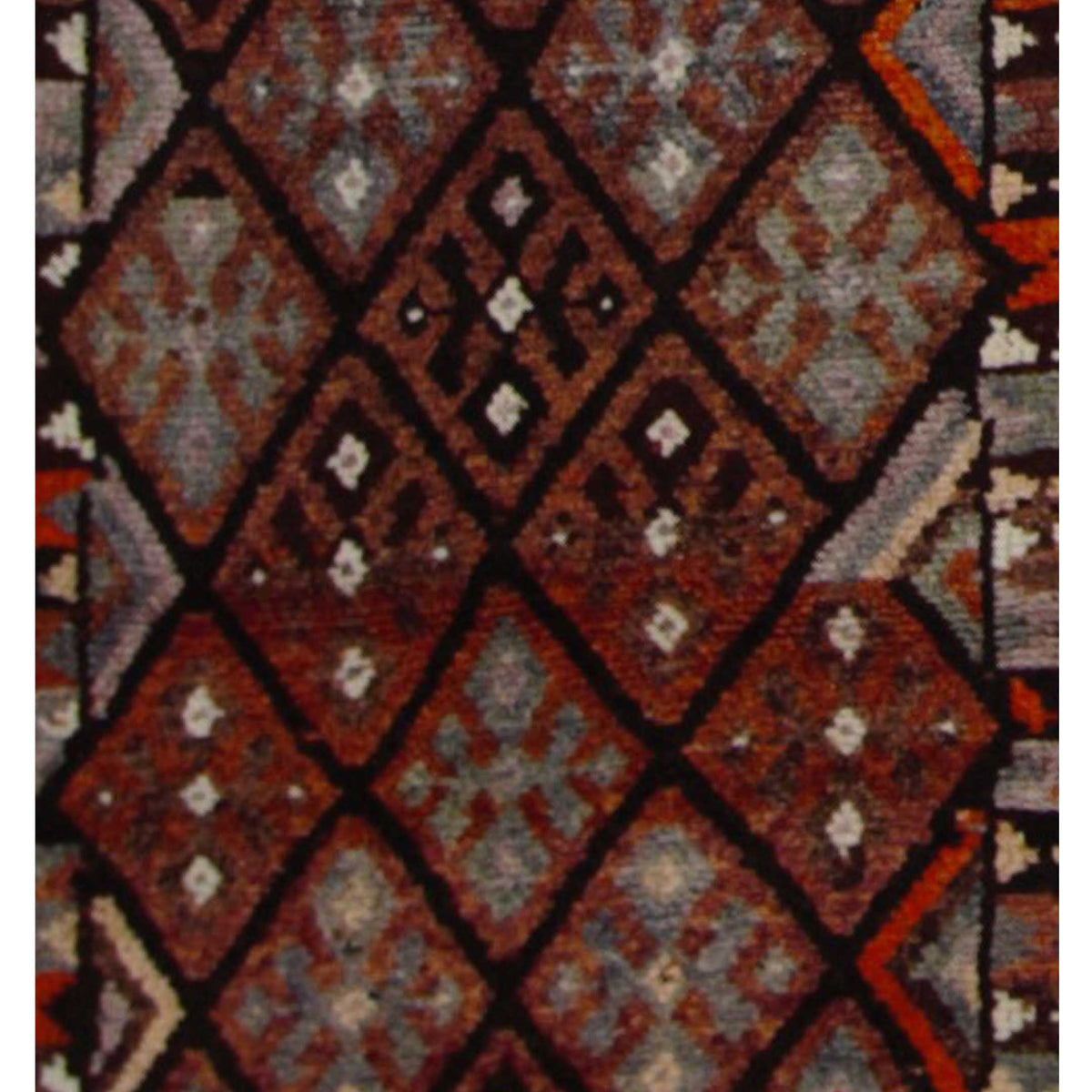 Pacific Kurdish 43043 Multi Black Transitional Hand Knotted Rug