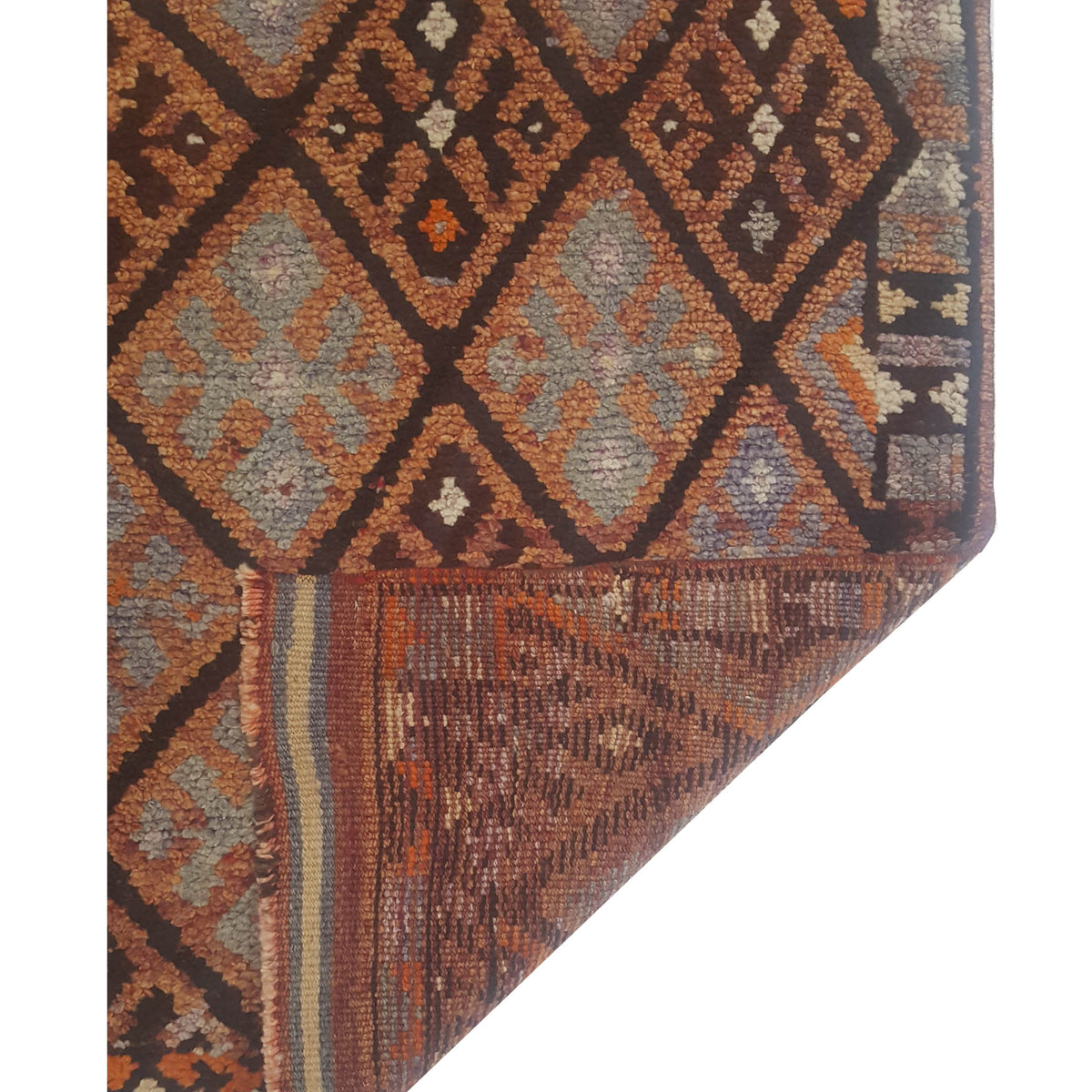 Pacific Kurdish 43043 Multi Black Transitional Hand Knotted Rug