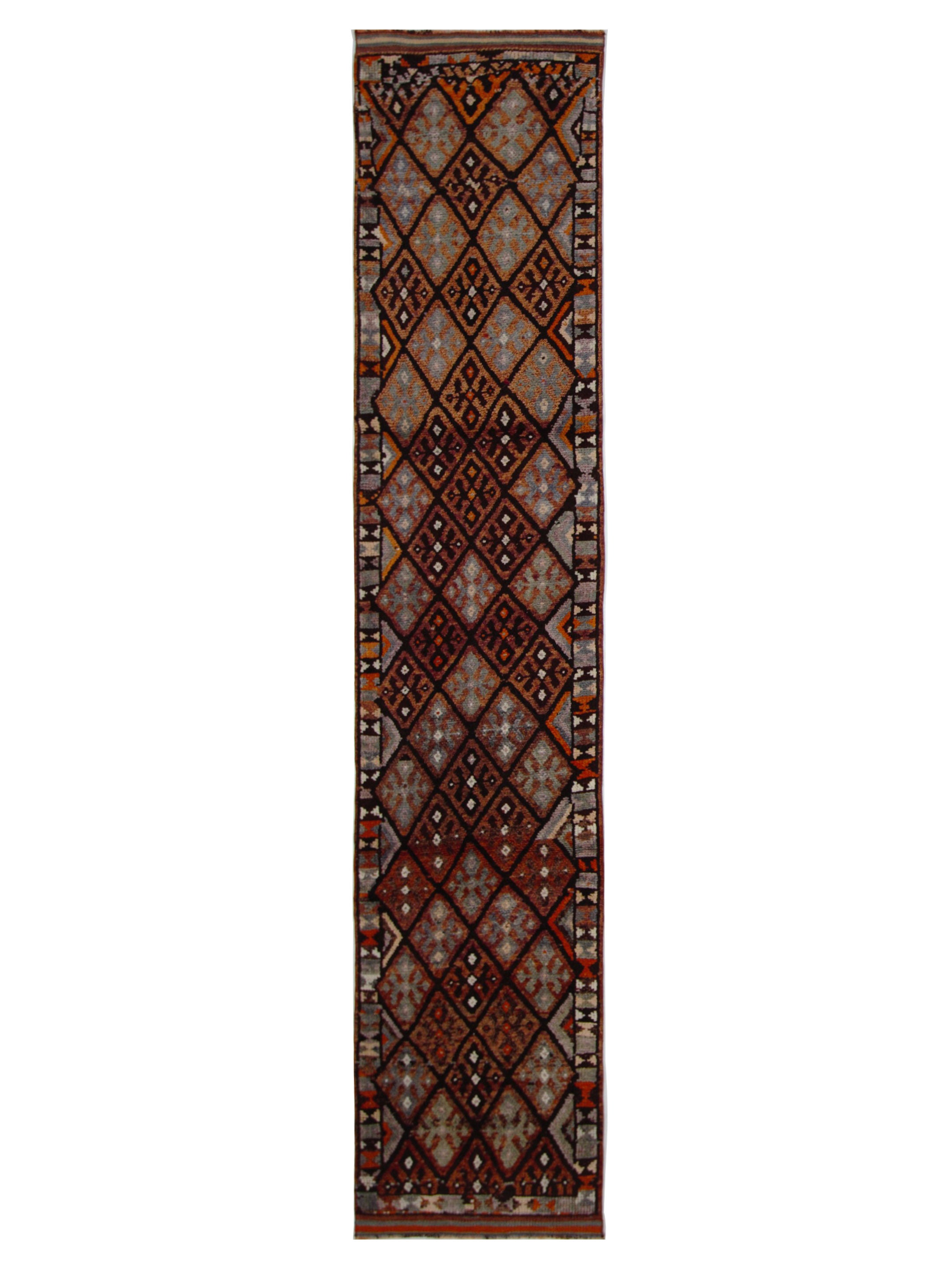 vintage rug　265cm×87cm　トルクメン族　アフガン　ランナー Runner – Pacific Rugs
