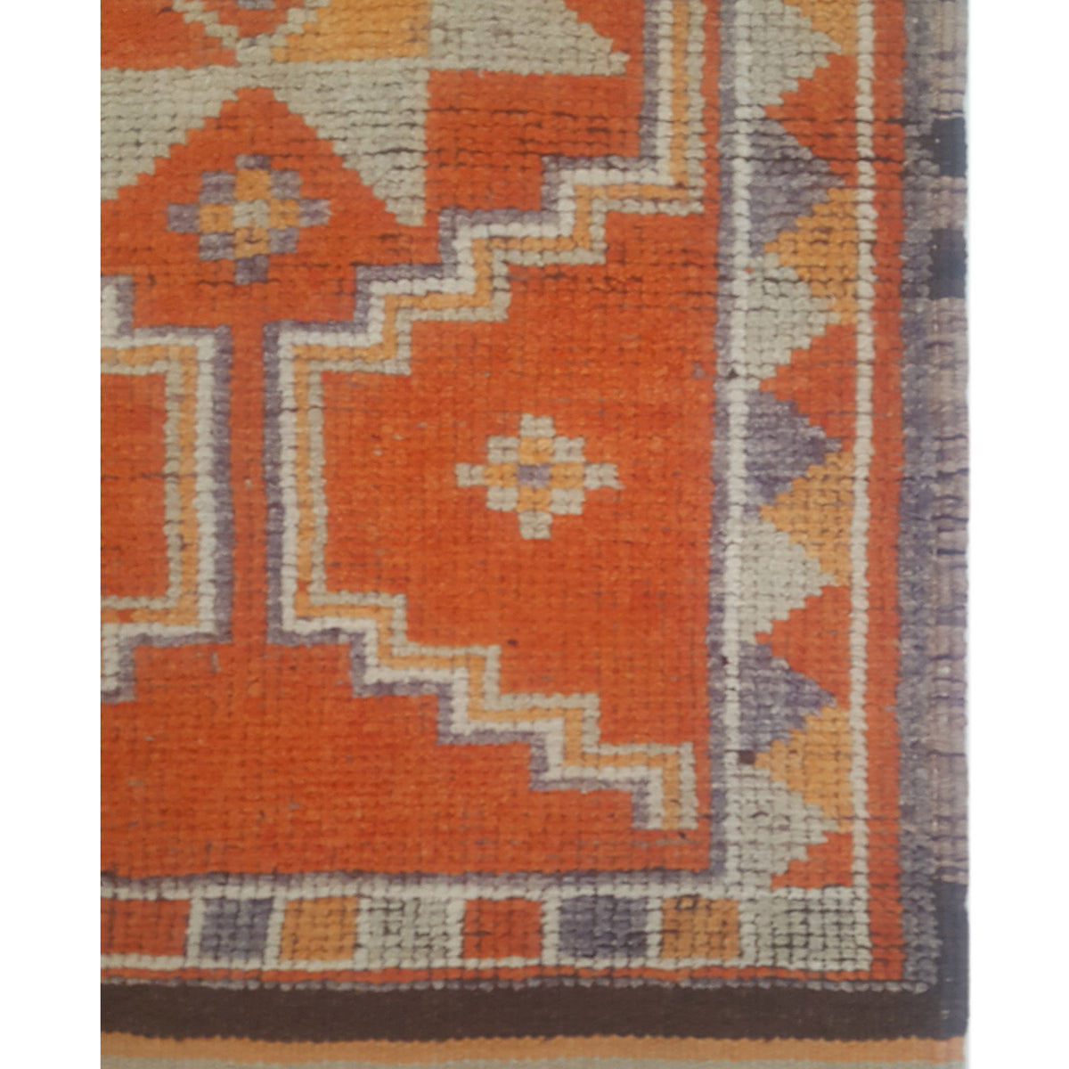 Pacific Kurdish 43049 Orange Grey Transitional Hand Knotted Rug