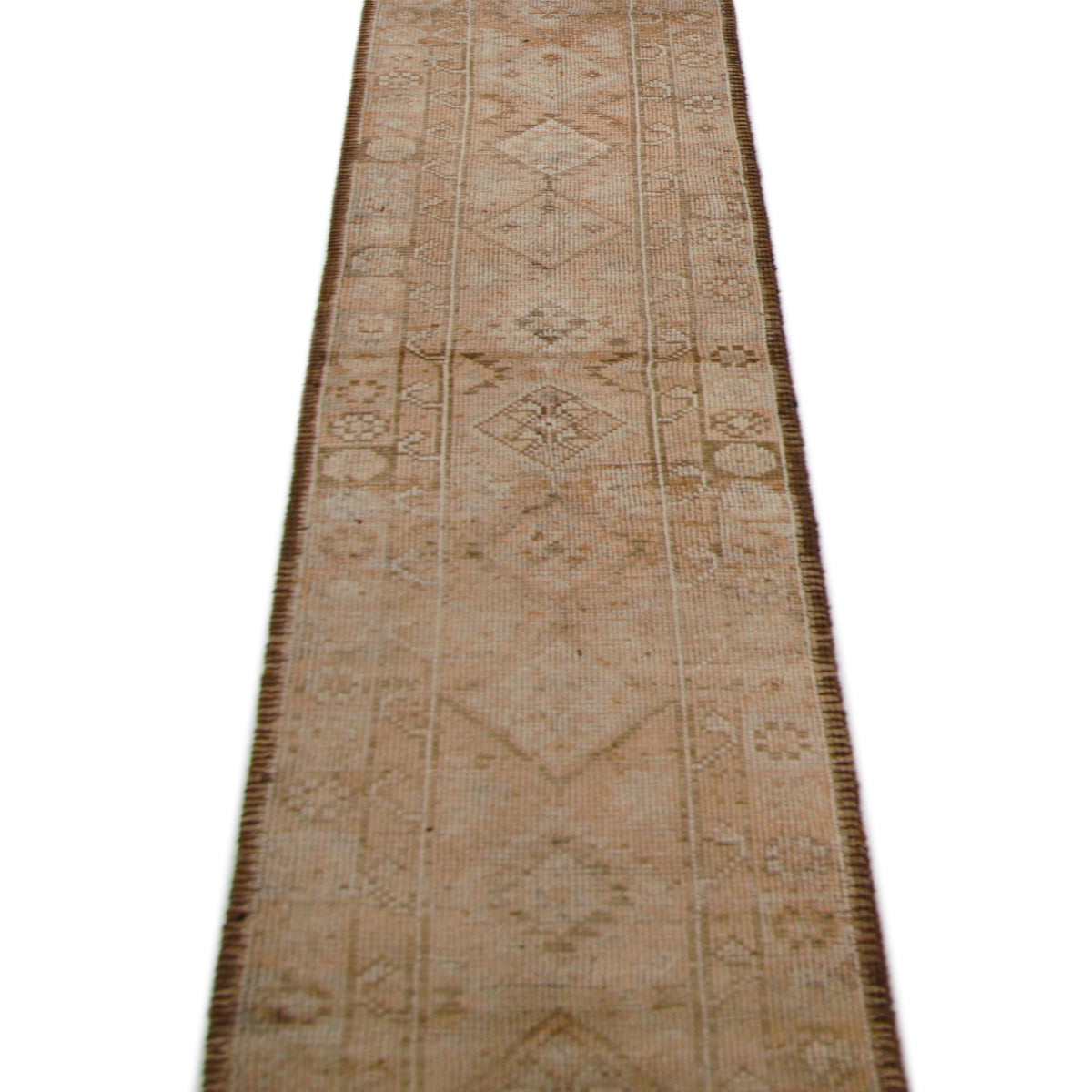 Pacific Kurdish 43050 Brown Beige Transitional Hand Knotted Rug