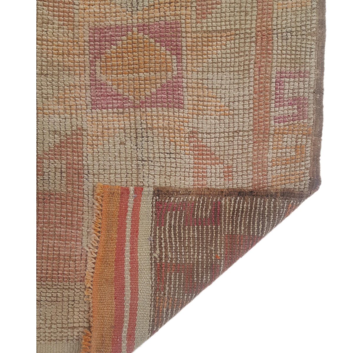 Pacific Kurdish 43051 Orange Gold Transitional Hand Knotted Rug