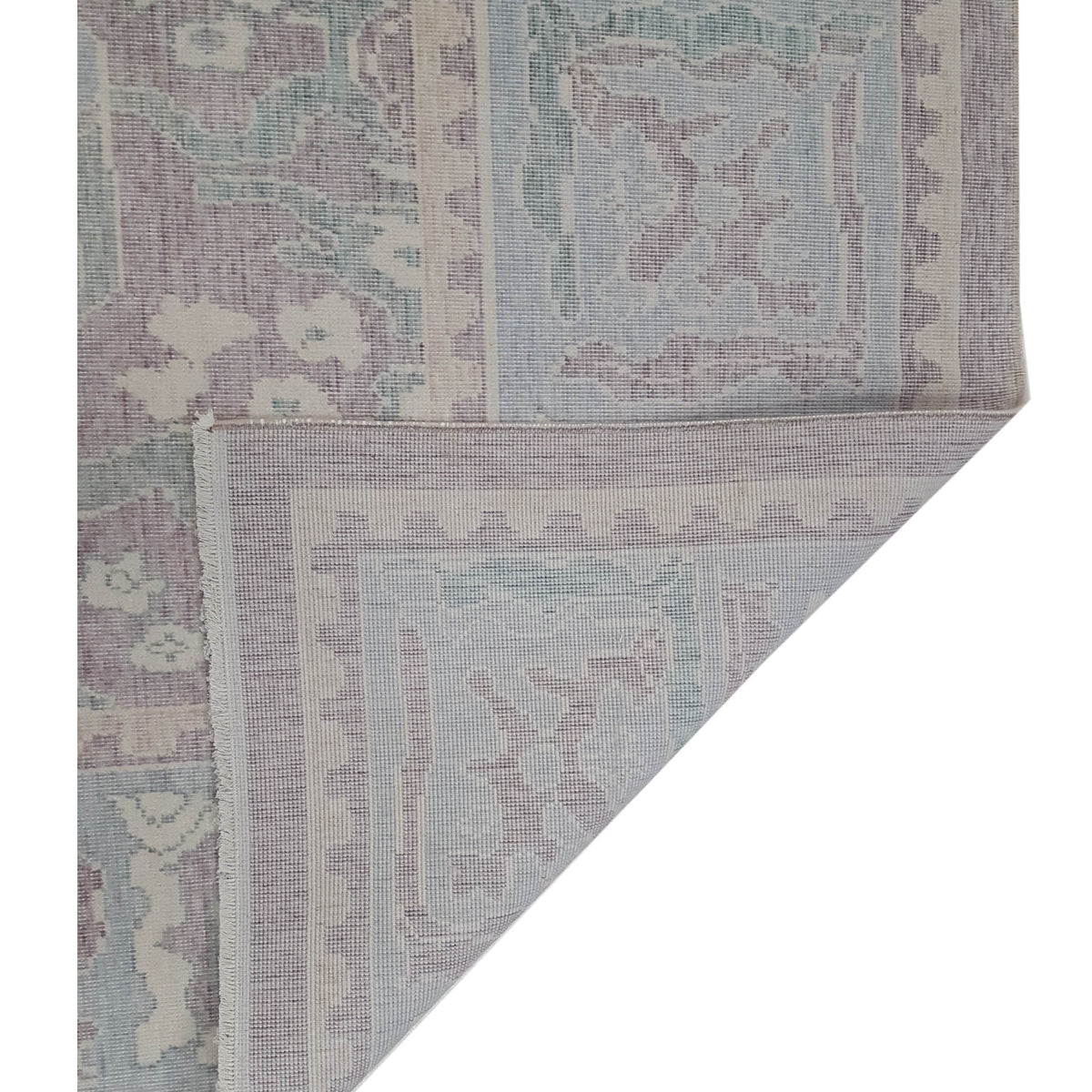 Pacific California 43054 Amethyst Baby Blue Transitional Hand Finished Rugs