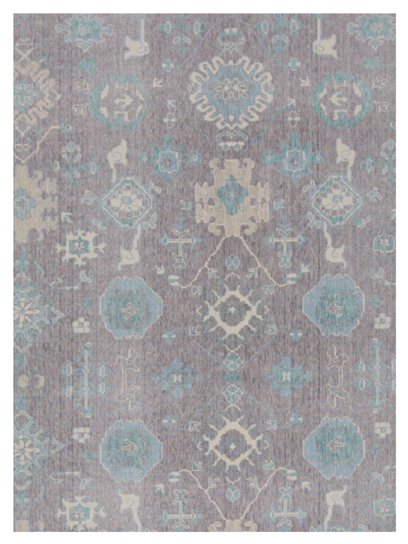 Pacific California 43055 Amethyst Baby Blue Transitional Hand Finished Rugs