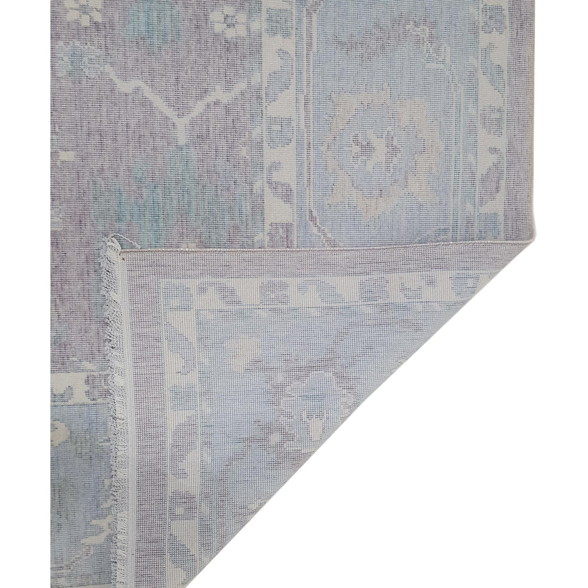 Pacific California 43055 Amethyst Baby Blue Transitional Hand Finished Rugs