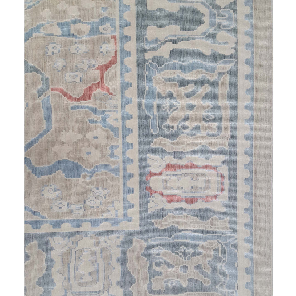 Pacific California 43056 Beige Grey Transitional Hand Finished Rugs