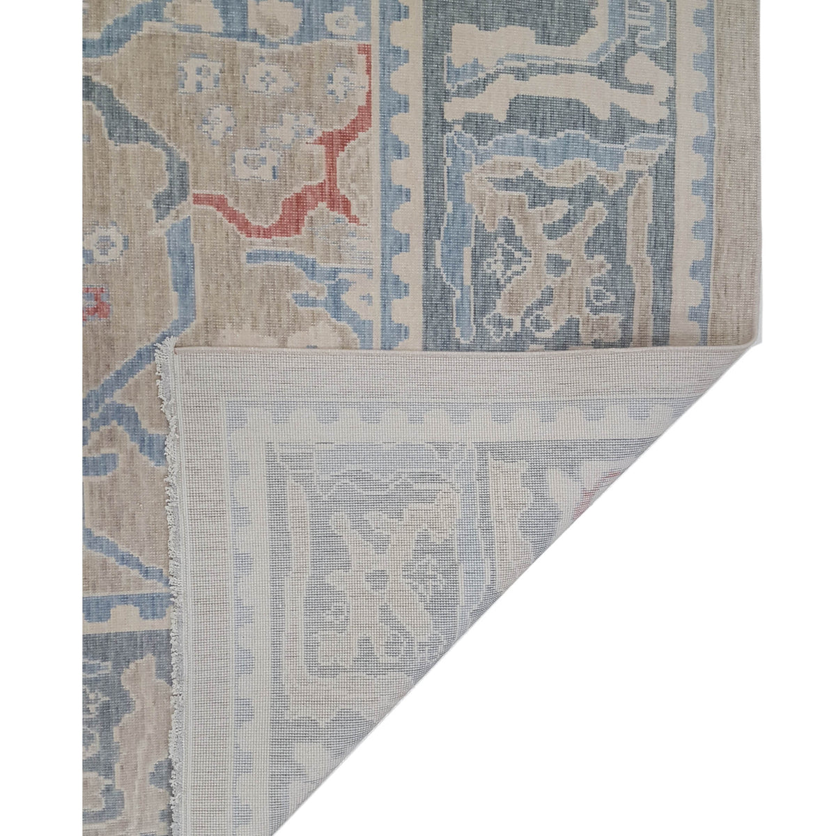 Pacific California 43056 Beige Grey Transitional Hand Finished Rugs