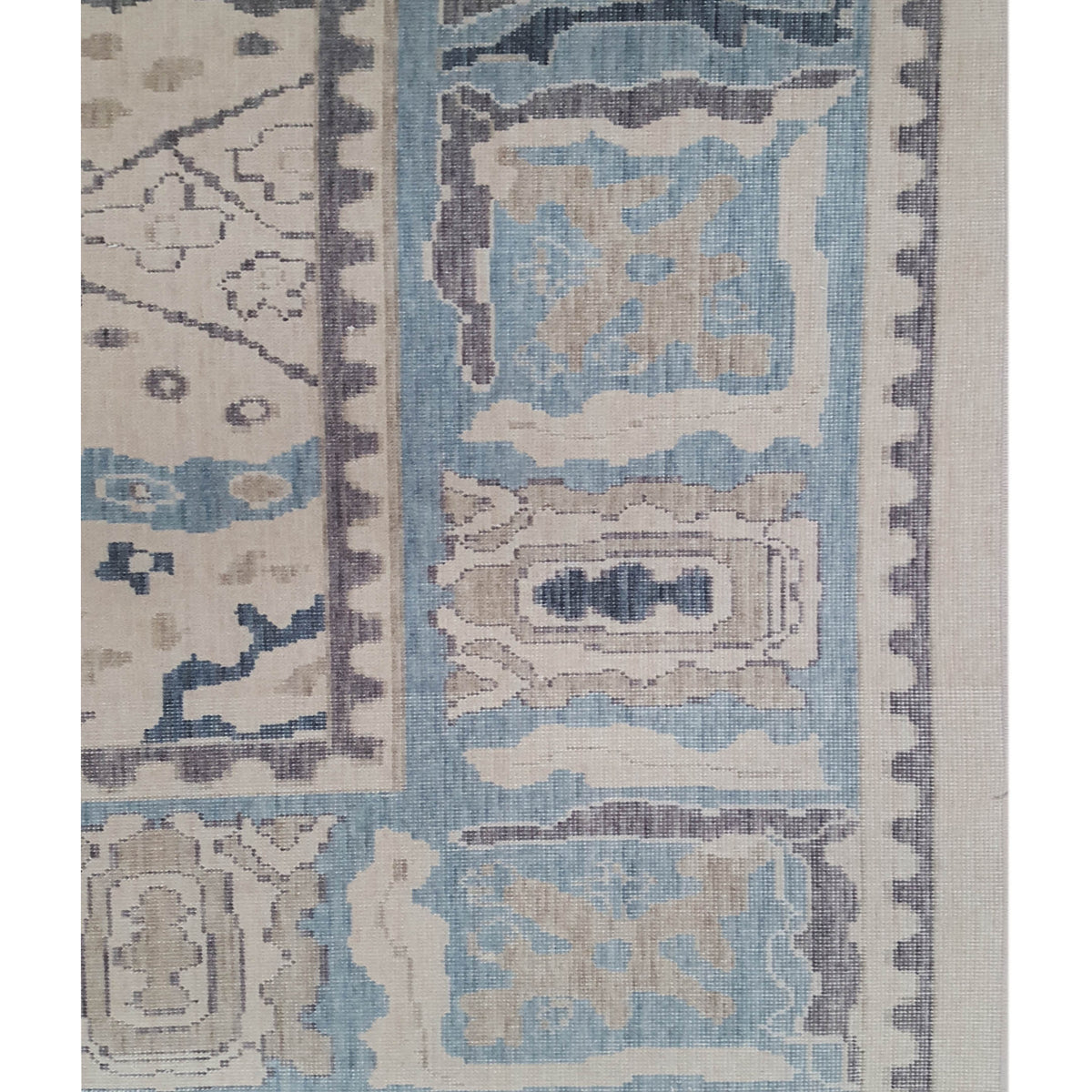 Pacific California 43057 Beige Grey Transitional Hand Finished Rugs