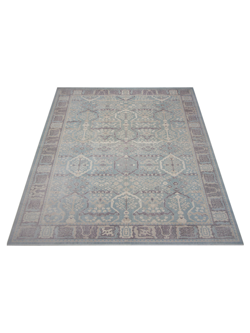 Pacific California 43058 Blue Amethyst Transitional Hand Finished Rugs