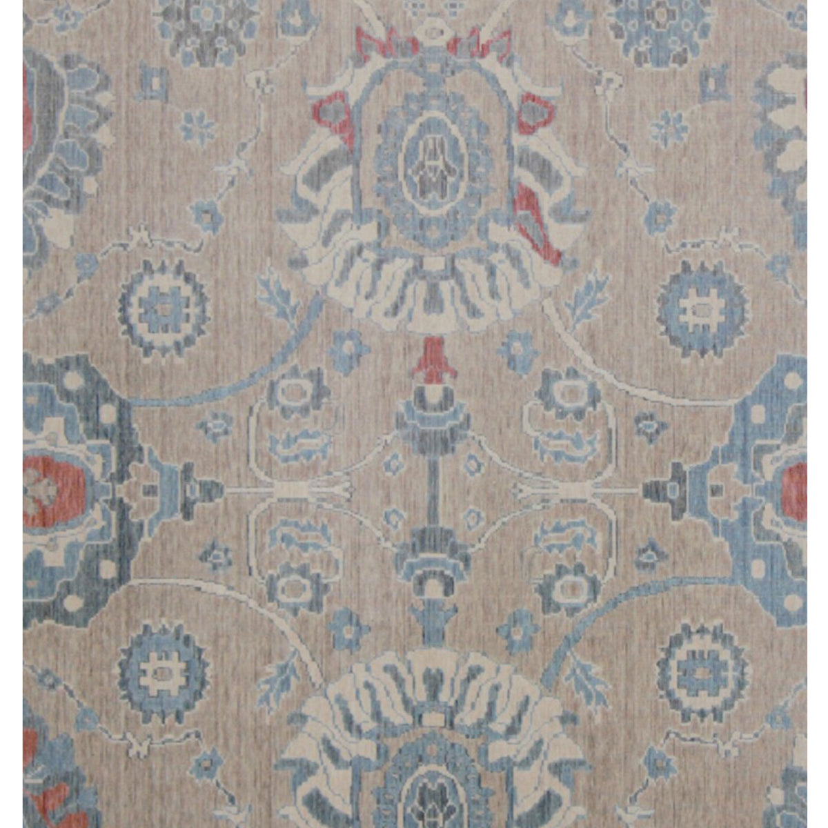 Pacific California 43061 Beige Grey Transitional Hand Finished Rugs