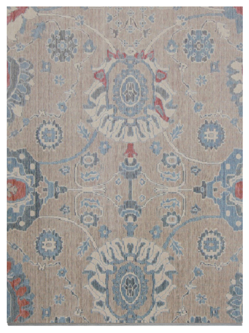 Pacific California 43061 Beige Grey Transitional Hand Finished Rugs