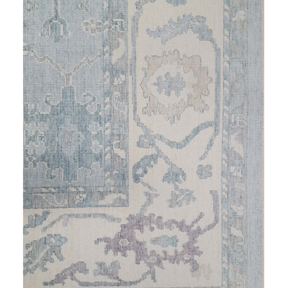 Pacific California 43062 Blue Beige Transitional Hand Finished Rugs