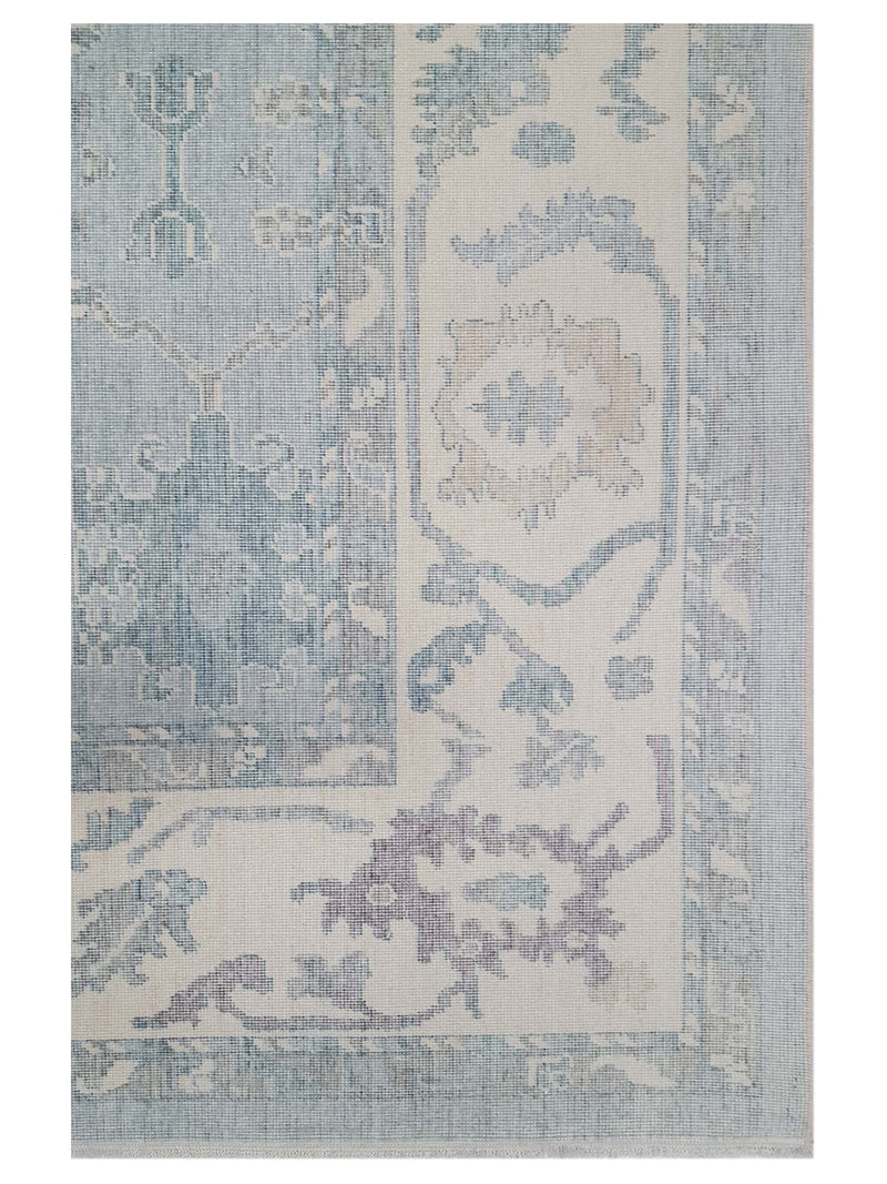 Pacific California 43062 Blue Beige Transitional Hand Finished Rugs