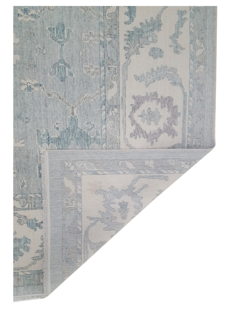 Pacific California 43062 Blue Beige Transitional Hand Finished Rugs