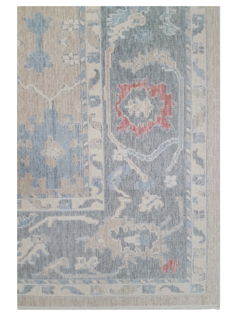 Pacific California 43063 Beige Grey Transitional Hand Finished Rugs