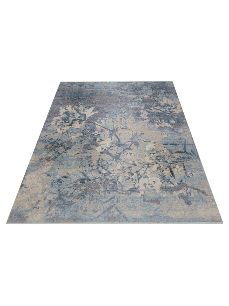 Pacific California 43067 Grey Beige Transitional Hand Finished Rugs