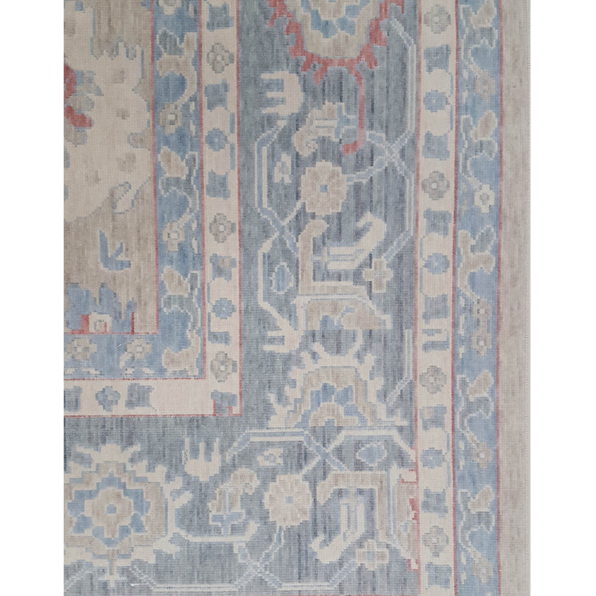 Pacific California 43068 Beige Grey Transitional Hand Finished Rugs