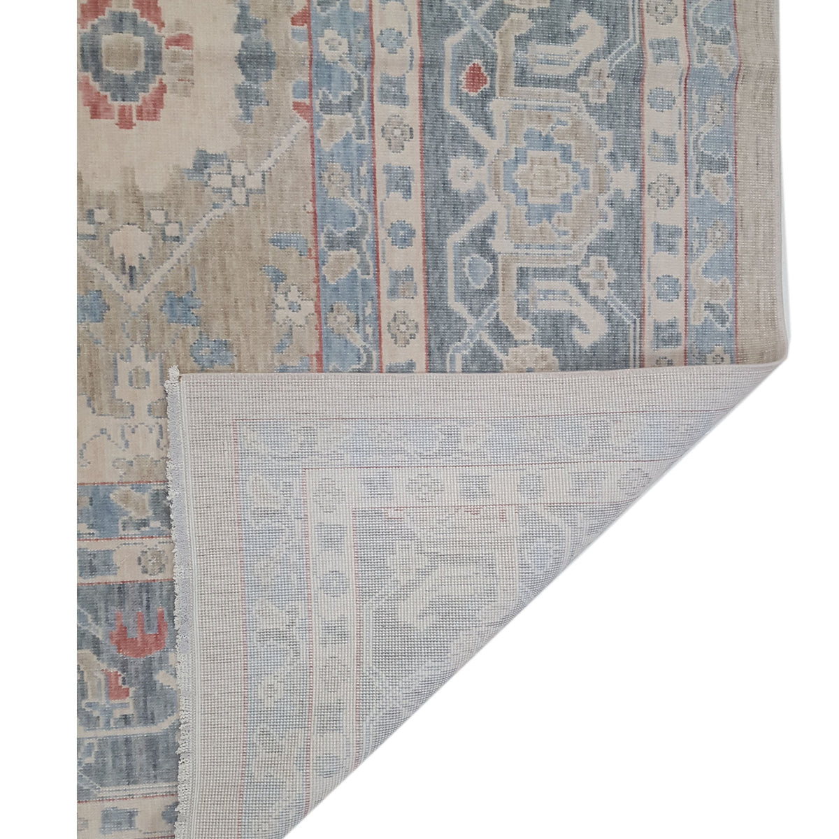 Pacific California 43068 Beige Grey Transitional Hand Finished Rugs