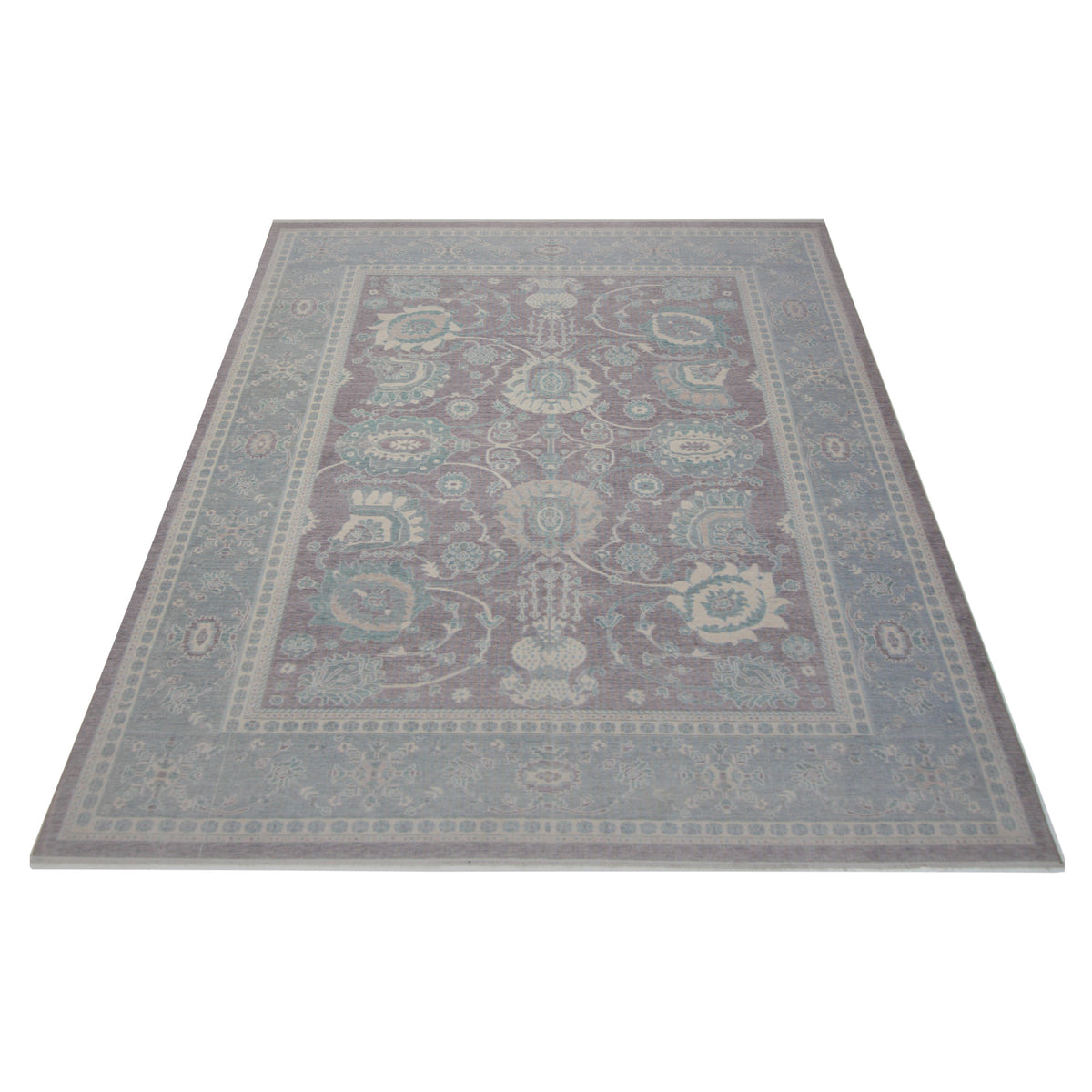 Pacific California 43070 Amethyst Grey Transitional Hand Finished Rugs