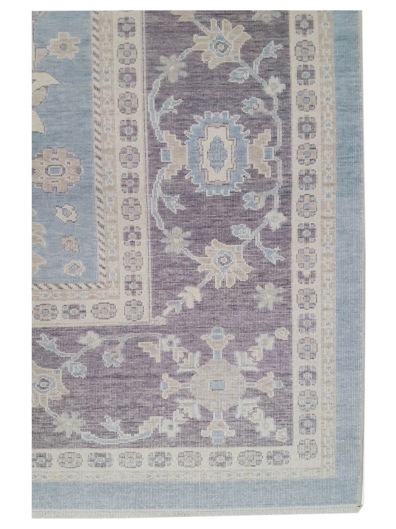 Pacific California 43071 Blue Amethyst Transitional Hand Finished Rugs