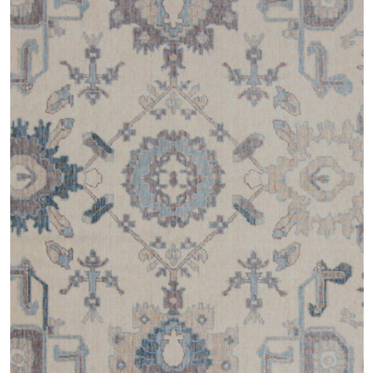 Pacific California 43072 Beige Blue Transitional Hand Finished Rugs