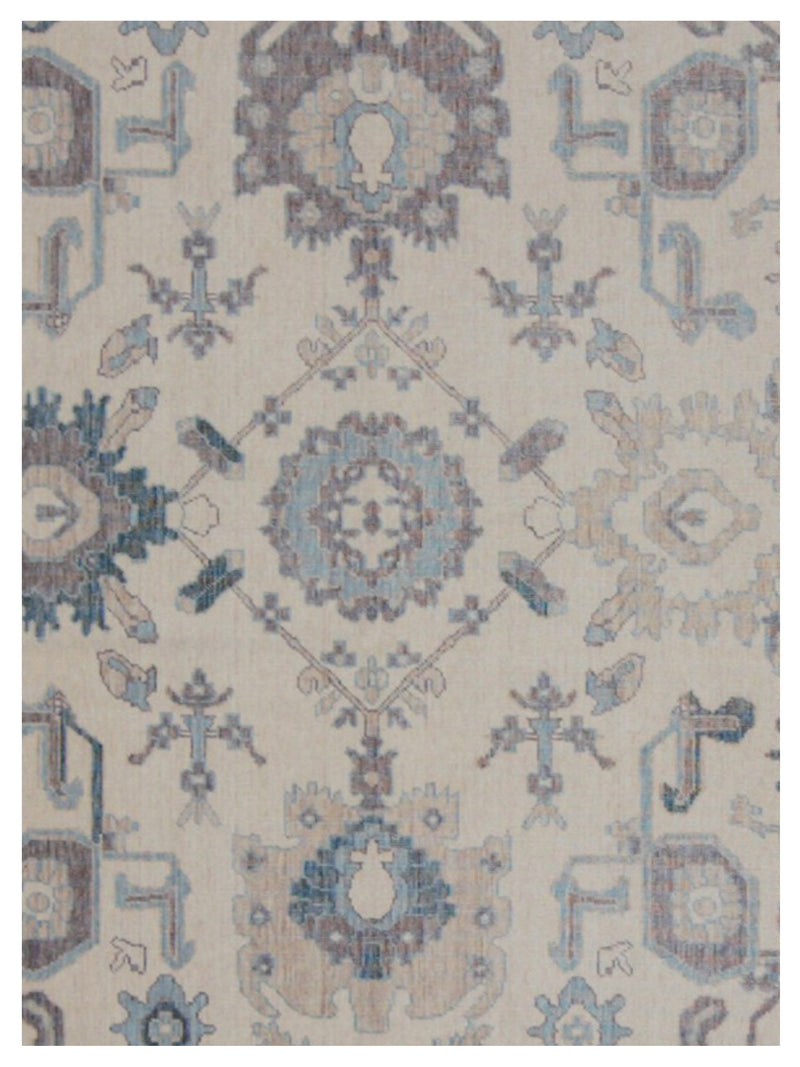 Pacific California 43072 Beige Blue Transitional Hand Finished Rugs