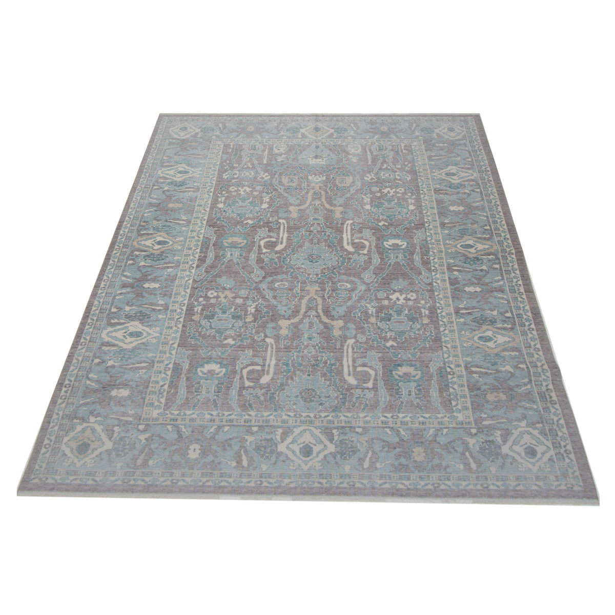 Pacific California 43075 Amethyst Grey Transitional Hand Finished Rugs